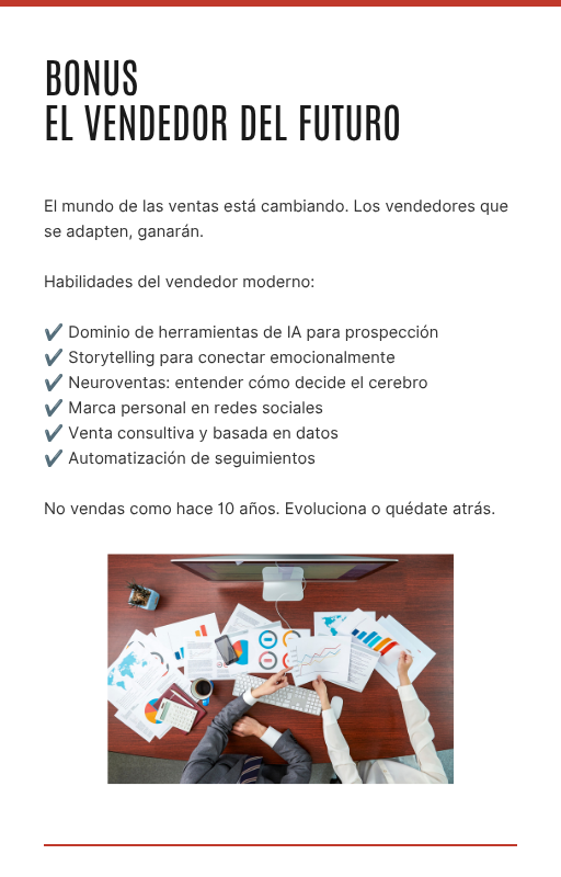 bonus el vendedor del futuro